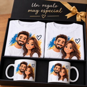 Caja Regalo Siempre Juntos Pareja